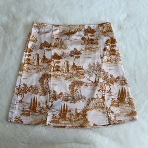 Urban Outfitters Toile Print Mini Skirt Women’s Size Small